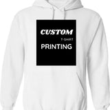 Custom Printing Printing Near Me Custom Printing Maker. Hoodie - White
