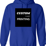 Custom Printing Printing Near Me Custom Printing Maker. Hoodie - Blue