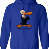 Cute Beaky Hoodie - Retro Graphic Pullover Hoodie for Men & Women - Blue