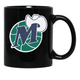D Mavs Worn Out Black Coffee Mug, Gift Coffee Mug - Black