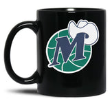 D Mavs Worn Out Black Coffee Mug, Gift Coffee Mug
