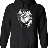 D0ma Upper Moon 2 Hoodie - Retro Graphic Pullover Hoodie for Men & Women - Black