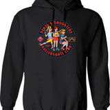 D.d.r.c. Hoodie - Retro Graphic Pullover Hoodie for Men & Women - Black