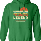 Dad The Man The Myth The Gardening Legend Shirt Men Vintage Gardening Dad Hoodie Father's Day Gift - Green
