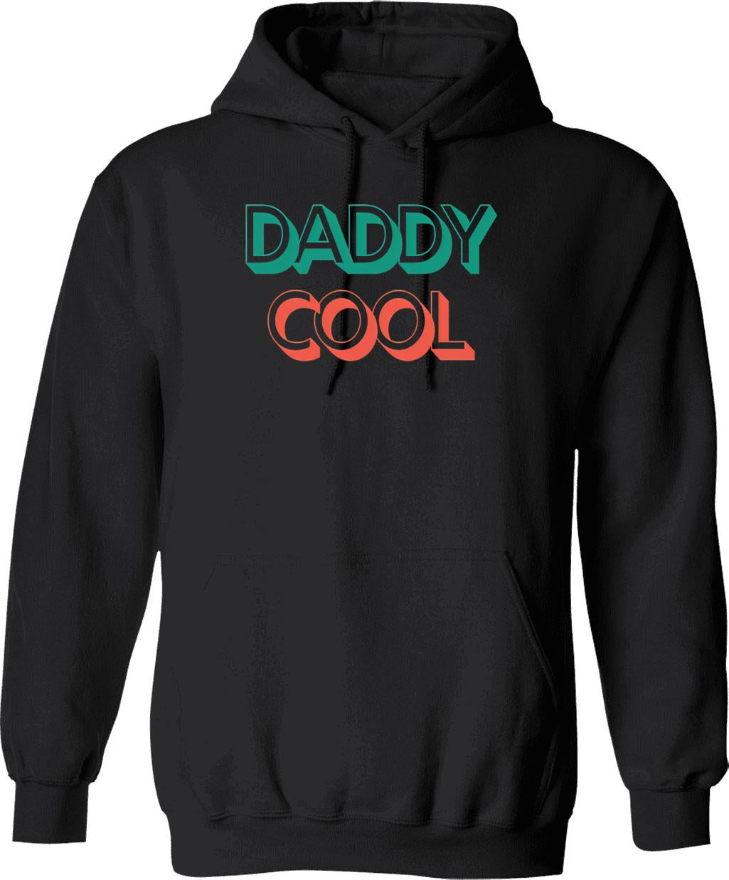 Daddy Cool Retro Style Father's Day Gift (1) Hoodie - Black