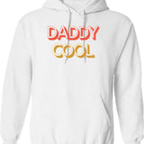 Daddy Cool Retro Style Father's Day Gift Hoodie - White
