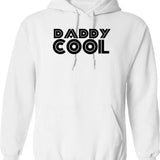 Daddy Cool Hoodie - Retro Graphic Pullover Hoodie for Men & Women - White