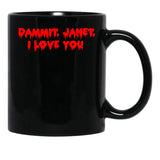 Dammit Black Coffee Mug, Gift Coffee Mug - Black