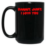 Dammit Black Coffee Mug, Gift Coffee Mug - Black