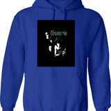 Dance Of Light And Shadow Hoodie - Retro Graphic Pullover Hoodie for Men & Women - Blue