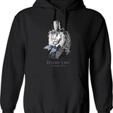 Dandylion Hoodie - Retro Graphic Pullover Hoodie for Men & Women - Black