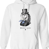 Dandylion Hoodie - Retro Graphic Pullover Hoodie for Men & Women - White