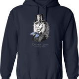 Dandylion Hoodie - Retro Graphic Pullover Hoodie for Men & Women - Navy