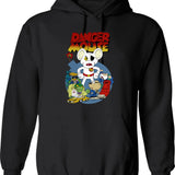 Danger Bom Hoodie - Retro Graphic Pullover Hoodie for Men & Women - Black