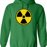 Danger Radiation Area - Radiation Warning Hoodie - Green