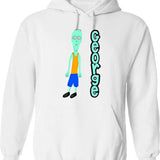 Danvant - Mallokos Hoodie - Retro Graphic Pullover Hoodie for Men & Women - White