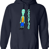 Danvant - Mallokos Hoodie - Retro Graphic Pullover Hoodie for Men & Women - Navy