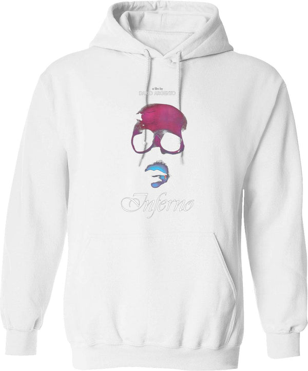 Dario Argento Inferno Horror Movie Classic Graphic Pullover Hoodie - White