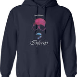 Dario Argento Inferno Horror Movie Classic Graphic Pullover Hoodie - Navy