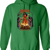 Dark Roast Hoodie - Retro Graphic Pullover Hoodie for Men & Women - Green