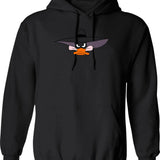 Darkwing Duck Hoodie - Retro Graphic Pullover Hoodie for Men & Women - Black