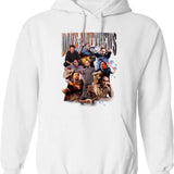 Dave Matthews Hoodie - Retro Graphic Pullover Hoodie for Men & Women - White