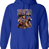 Dave Matthews Hoodie - Retro Graphic Pullover Hoodie for Men & Women - Blue