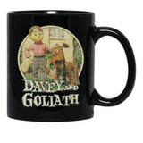 Davey and Goliath 1961 Black Coffee Mug, Gift Coffee Mug - Black