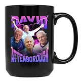 David Attenborough BBC Nature Documentary Lover Bootleg Rap Black Coffee Mug, Gift Coffee Mug
