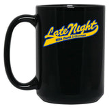 David Letterman Classic Logo Classic TMug1229 Essential Black Coffee Mug, Gift Coffee Mug - Black