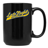 David Letterman Classic Logo Classic TMug1229 Essential Black Coffee Mug, Gift Coffee Mug