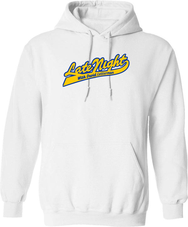 David Letterman Classic Logo Classic THoodie1229 Essential Graphic Pullover Hoodie - White