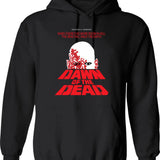 Dawn-of-the-dead Hoodie - Retro Graphic Pullover Hoodie for Men & Women - Black