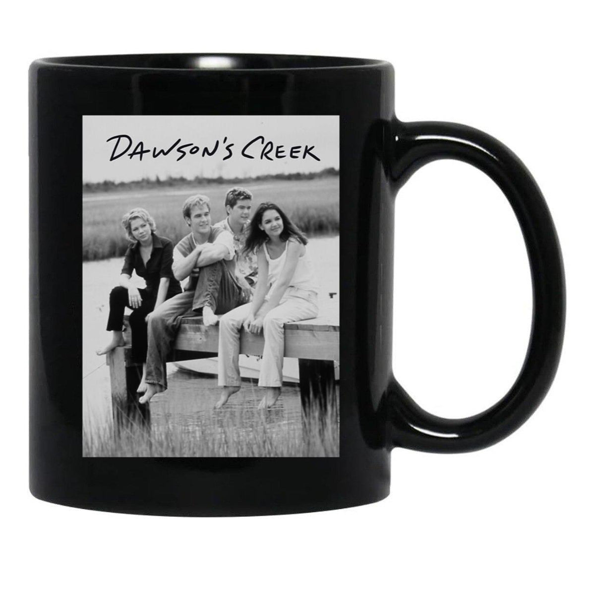 Dawsons Creek Black Coffee Mug, Gift Coffee Mug - Black