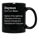 Dayman Black Coffee Mug, Gift Coffee Mug - Black