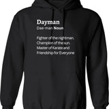 Dayman Graphic Pullover Hoodie - Black