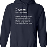 Dayman Graphic Pullover Hoodie - Navy