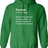 Dayman Graphic Pullover Hoodie - Green