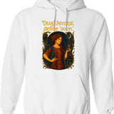 Dear Universe Define Soon Art Nouveau Hoodie - White