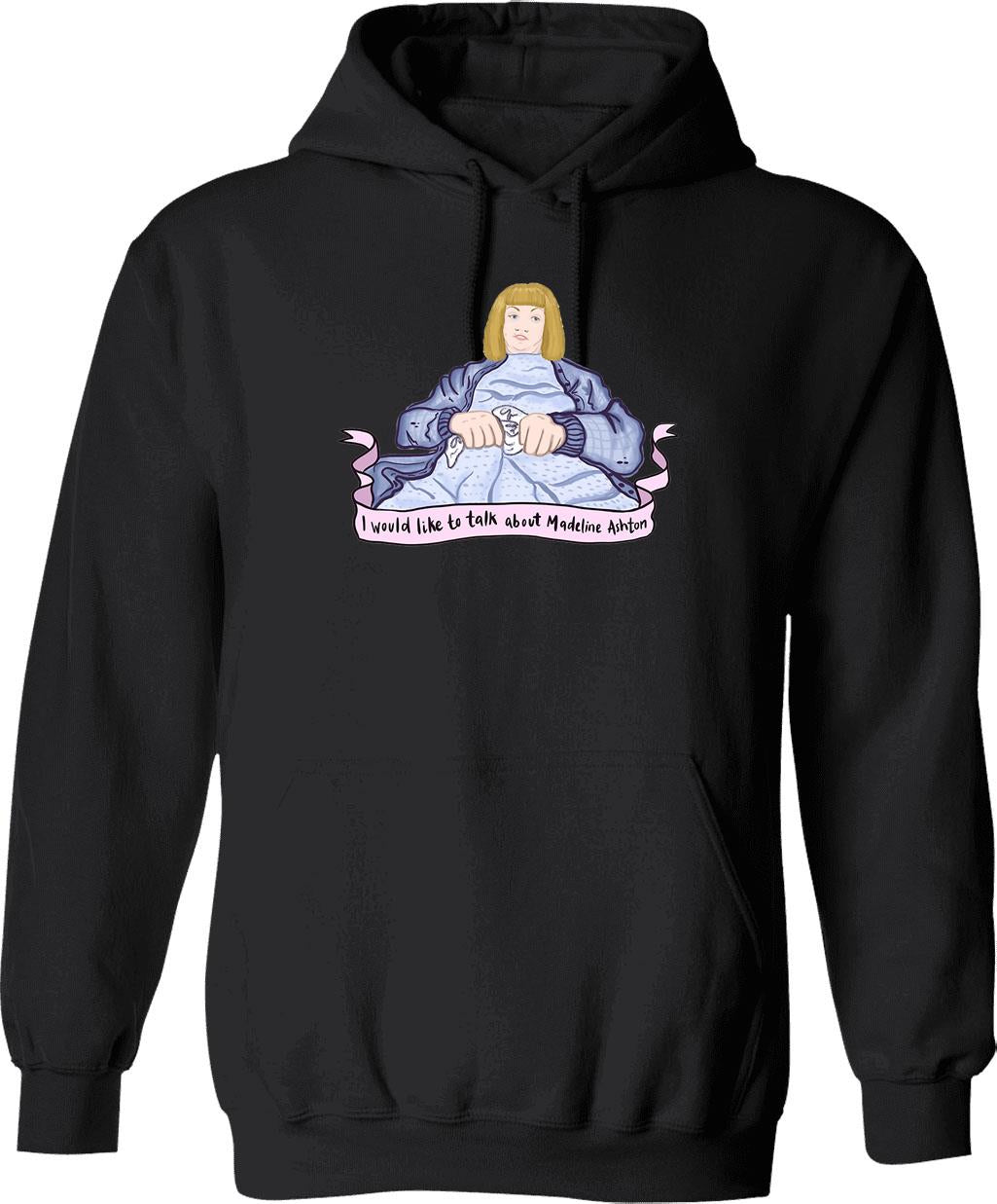 Death Becomes Her Graphic Pullover Hoodie - Black
