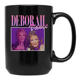 Deborah Vance Vintage 90S Black Coffee Mug, Gift Coffee Mug