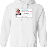 Del Griffith - Shower Curtain Ring Sales Hoodie - White
