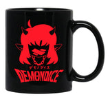 Demondice- Mori Calliope-Funny Black Coffee Mug, Gift Coffee Mug - Black