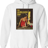 Depression Nap Hoodie - Retro Graphic Pullover Hoodie for Men & Women - White