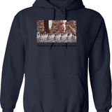 Dewey You Live You Live You Die Hoodie - Navy