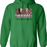 Dewey You Live You Live You Die Hoodie - Green