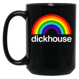 Dickhouse Deckhouse Johnny Knoxville Black Coffee Mug, Gift Coffee Mug - Black