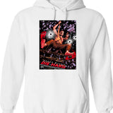 Die Hard Poster Hoodie - Retro Graphic Pullover Hoodie for Men & Women - White
