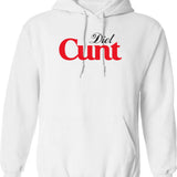 Diet Cunt Graphic Pullover Hoodie - White