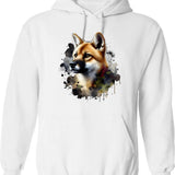 Dingo Hoodie - Retro Graphic Pullover Hoodie for Men & Women - White